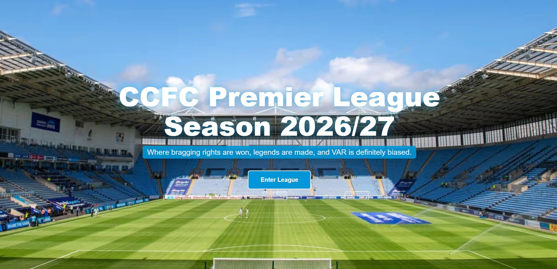 Cov Family League Website