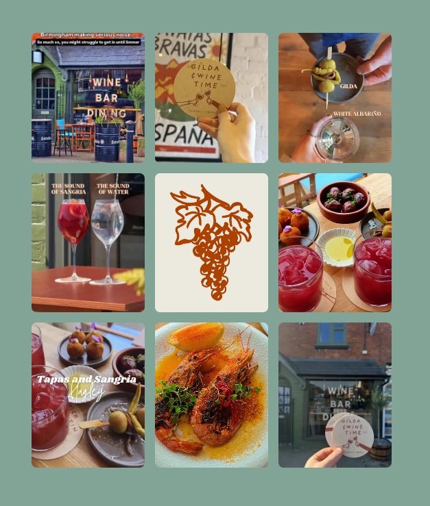 Plates and Grapes